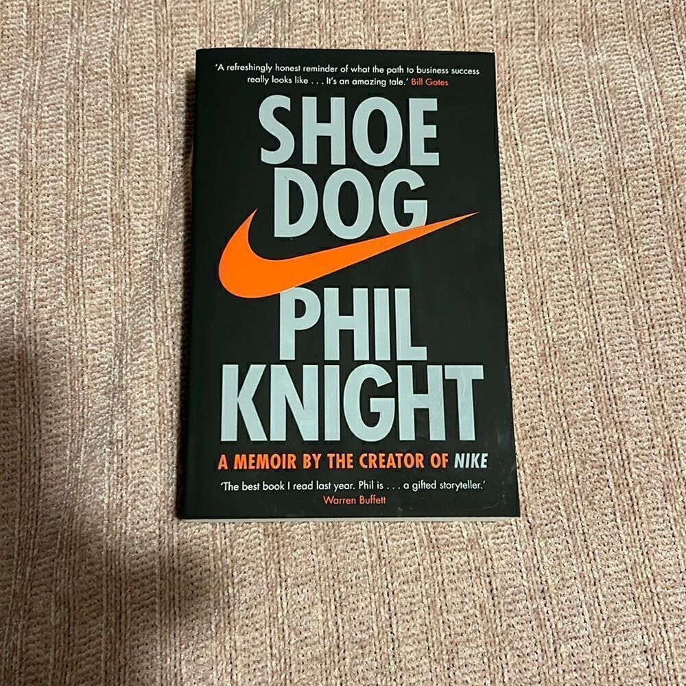 Softcover book. Shoe Dog by Phil Knight